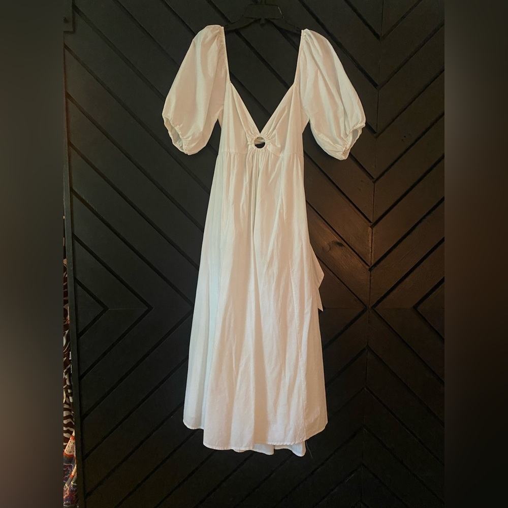 Abercrombie + Fitch O-Ring Midi Dress